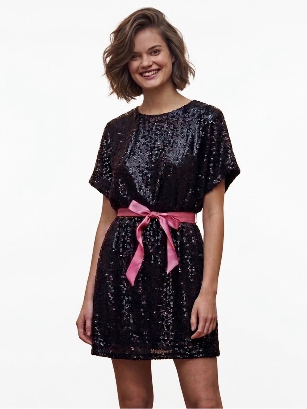 Aidan by Aidan Mattox Sequin Sheath Mini Dress size 8 NWT